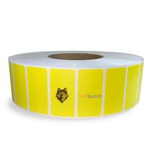 Direct Thermal Label 2" x 1" 3" core Yellow